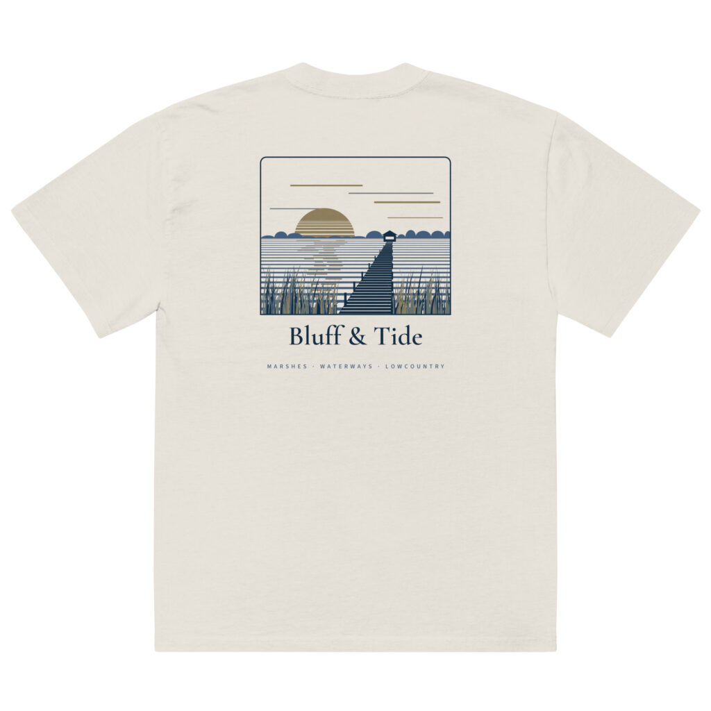 Dock at Sunset Tee — Ivory