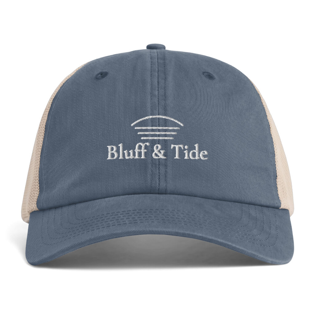 Sand & Blue Trucker