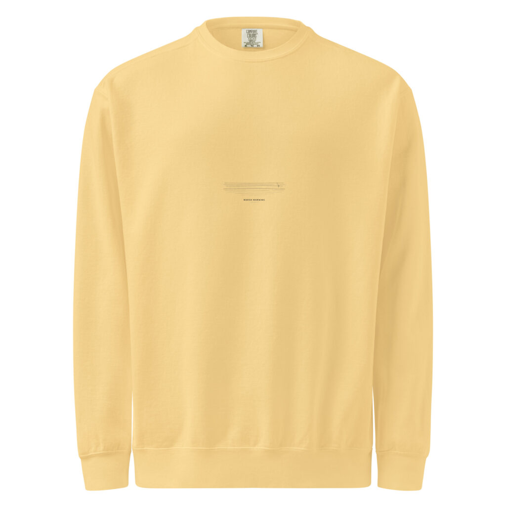 Marsh Morning Garment-Dyed Crew