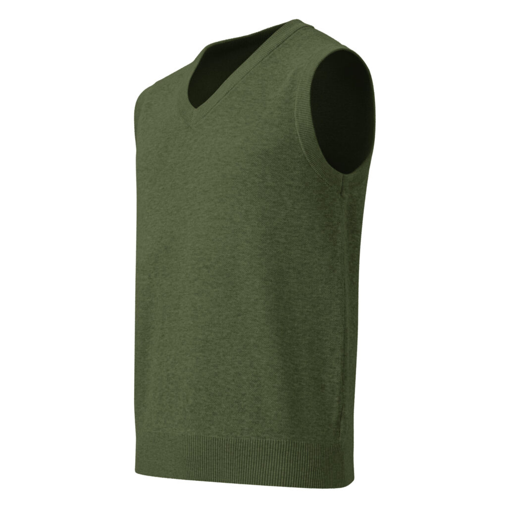 Marsh Knit Vest — Olive